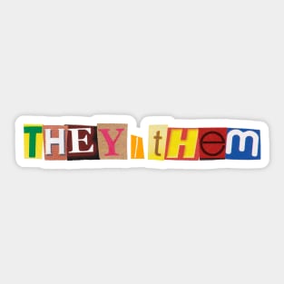 they/them Sticker